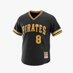 Mitchell & Ness Willie Stargell Pittsburgh Pirates Black 1982 Jersey Size 2XL